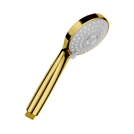 Balneo Cascade model 3 shiny gold shower handset
