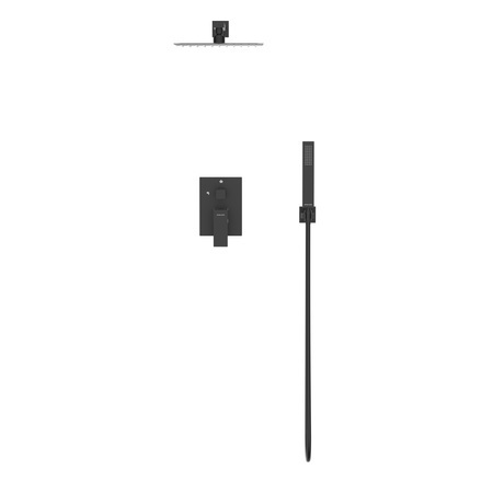 Balneo Cascade shower mixer set of 3 black