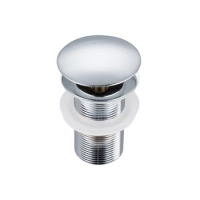 Basin plug brass Balneo Klik Klak A chrome without overflow