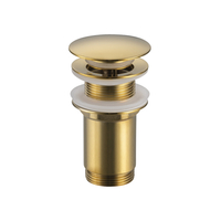 Basin plug brass Balneo Klik Klak C gold without overflow
