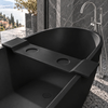 Półka na wannę VANO Solid Surface Carbon Black