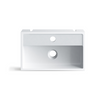 Balneo Viki countertop washbasin 40 x 24 cm white conglomerate