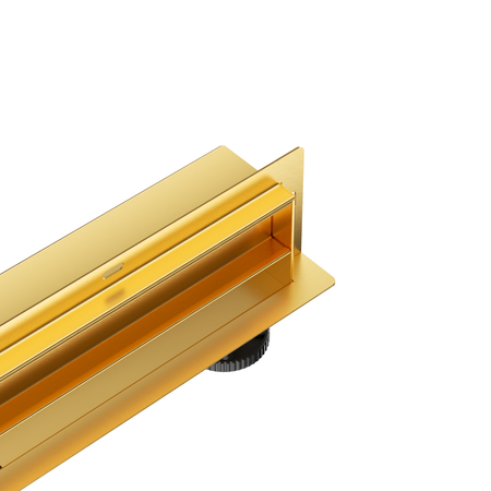 Odpływ liniowy ścienny Balneo W-Drain NEXT 2w1 60 cm złoty dwustronny