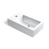 Balneo Vega countertop washbasin 40 x 22 cm white conglomerate