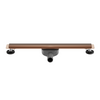 Linear drain floor Balneo Slim & Low ProLine Copper 60 cm copper