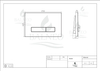 Flush button for TOILET Balneo Lxo white