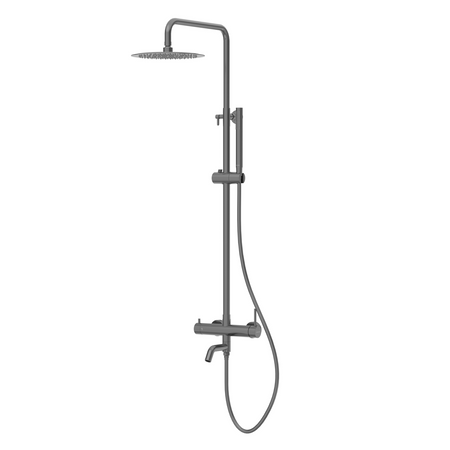 Bateria prysznicowa Balneo Cascade zestaw 1 gun metal