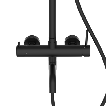 Balneo Cascade shower mixer set 1 black