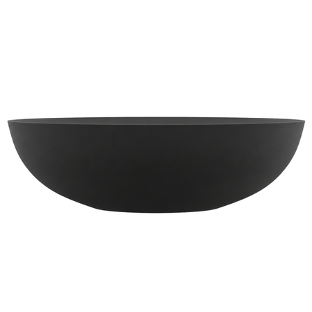 Washbasin SOVELIA Solid Surface Carbon Black