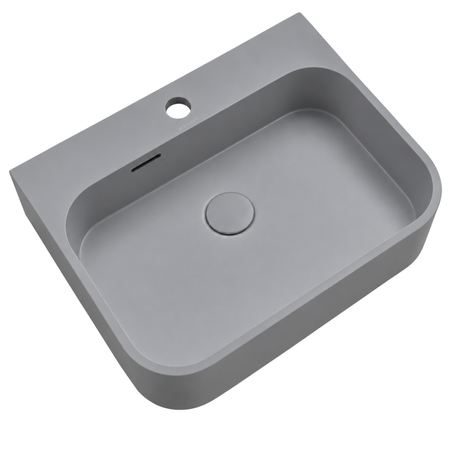 Umywalka BELORIA Solid Surface Cemento Raw