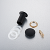 Basin plug brass Balneo Klik Klak A black without overflow