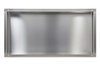 Balneo Wall Box No rim Inox 60 x 30 x 7 cm brushed stainless steel recessed shelf without collar