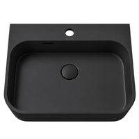 Umywalka BELORIA Solid Surface Carbon Black