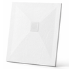 Balneo Stone Tray composite shower tray 90 x 90 x 2.5 cm white low square