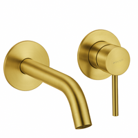 Balneo Cascade washbasin faucet model 3 gold