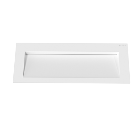 ALVERIA Solid Surface Washbasin Coco White with Linear Drain 80 cm