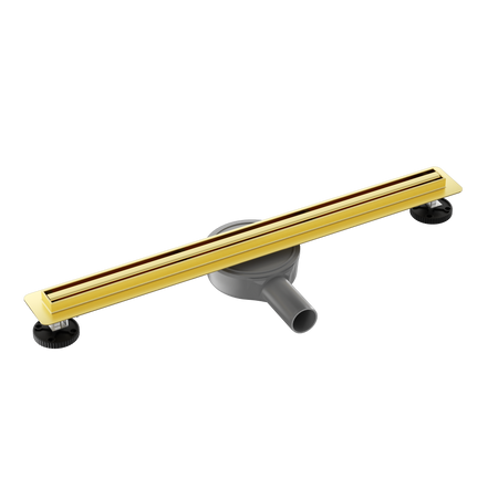 Odpływ liniowy podłogowy Balneo Slim & Low ProLine Gold 90 cm złoty