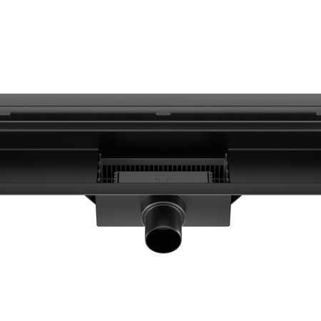 Odpływ liniowy ścienny Balneo W-Drain NEXT 2w1 60 cm czarny dwustronny