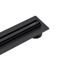 Odpływ liniowy podłogowy Balneo Slim & Low ProLine Black 90 cm czarny