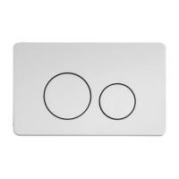 Flush button for TOILET Balneo Oxo white