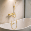 Bateria wannowa Balneo Cascade zestaw 1 shiny gold