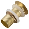 Balneo Brass Click-Clack Pop-Up Basin Waste A, Gold, No Overflow – Brushed Gold