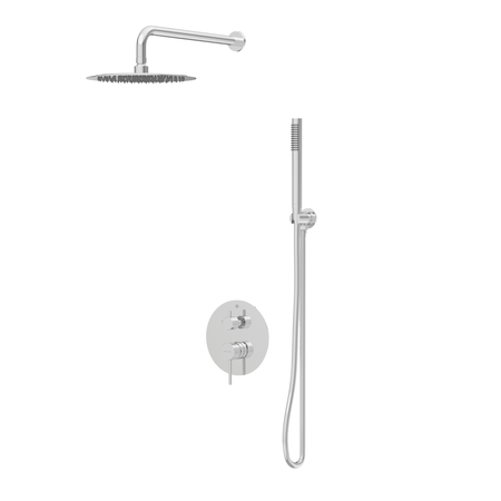 Bateria prysznicowa Balneo Cascade zestaw 2 chrom