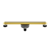 Odpływ liniowy podłogowy Balneo Slim & Low ProLine Gold 100 cm złoty