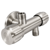 Angle valve with ceramic cartridge model 5 INOX 1/2 x 3/8 x 3/8