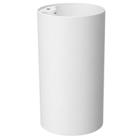 Freestanding washbasin LEYA Solid Surface Coco White