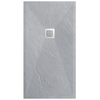 Maskownica do brodzika z konglomeratu mineralnego Balneo Stone Tray chrom