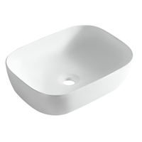Balneo Viona 47 x 33 cm White Ceramic Countertop Basin