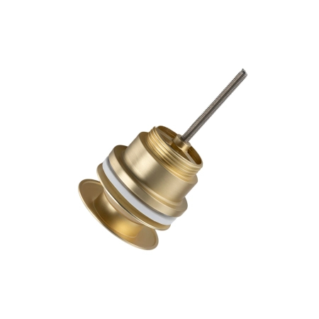 Balneo Universal Brass Click-Clack D-Type Sink Plug – Brushed Gold