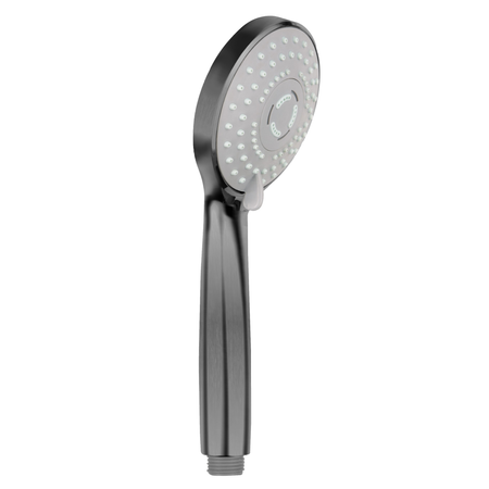 Balneo Cascade shower head model 3 gun metal