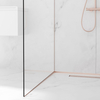Slope profile Balneo copper for glass left 120 cm