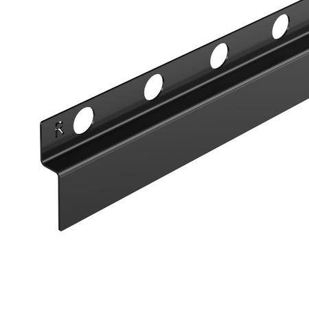 Slope profile Balneo black wall-mounted right 170 cm