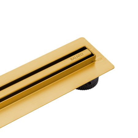 Odpływ liniowy podłogowy Balneo Slim & Low ProLine Gold 90 cm złoty