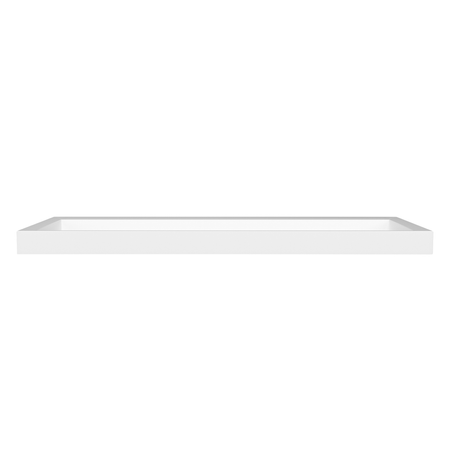 Veloria Coco White Solid Surface Washbasin with Linear Drain 140 cm