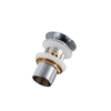 Basin plug brass Balneo Klik Klak F chrome with basket strainer and overflow