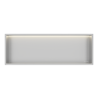 WALL-BOX ONE - INOX z LED - 30x90x10 cm