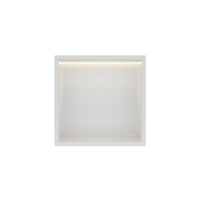 Półka wnękowa Balneo Wall Box LED Biała 30 x 30 x 10 cm
