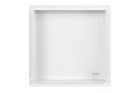 Półka wnękowa Balneo Wall Box No rim White 30 x 30 x 7 cm biała ze stali nierdzewnej bez kołnierza