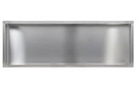 Półka wnękowa Balneo Wall Box No rim Inox 90 x 30 x 7 cm ze stali nierdzewnej szczotkowanej bez kołnierza