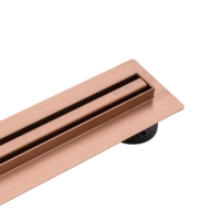 Odpływ liniowy podłogowy Balneo Slim & Low ProLine Copper 100 cm miedziany