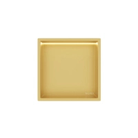 Półka wnękowa Balneo Wall Box LED Złota 30 x 30 x 10 cm