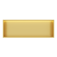 Półka wnękowa Balneo Wall Box LED Złota 90 x 30 x 10 cm
