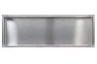 Półka wnękowa Balneo Wall Box No rim Inox 90 x 30 x 10 cm ze stali nierdzewnej szczotkowanej bez kołnierza
