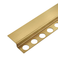 Listwa spadkowa Balneo złota podłogowa czołowa 130 cm