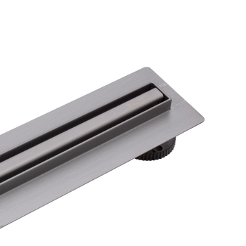 Odpływ liniowy podłogowy Balneo Slim & Low ProLine Gun Metal 100 cm