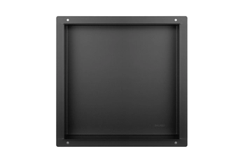 Półka wnękowa Balneo Wall Box No rim Black 30 x 30 x 10 cm czarna ze stali nierdzewnej bez kołnierza